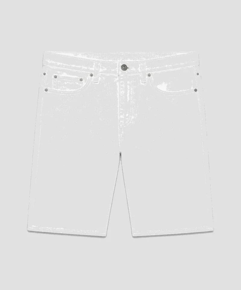 Bermuda jean liso blanco — Bermudas