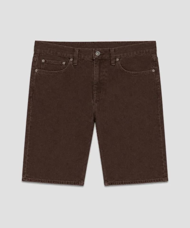 Bermuda jean liso chocolate — Bermudas