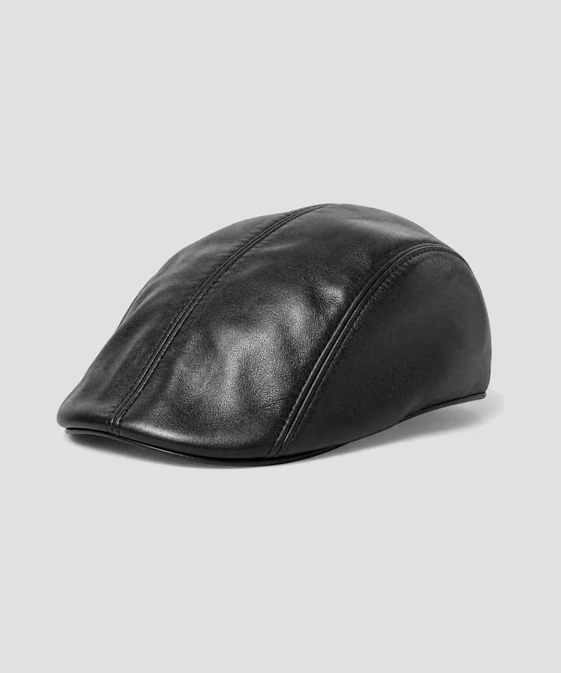 Boina de cuero negro — Boinas