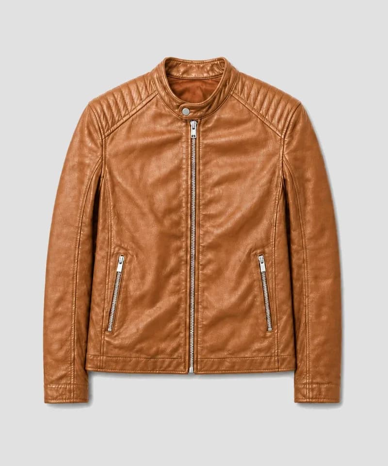Campera biker cognac — Camperas