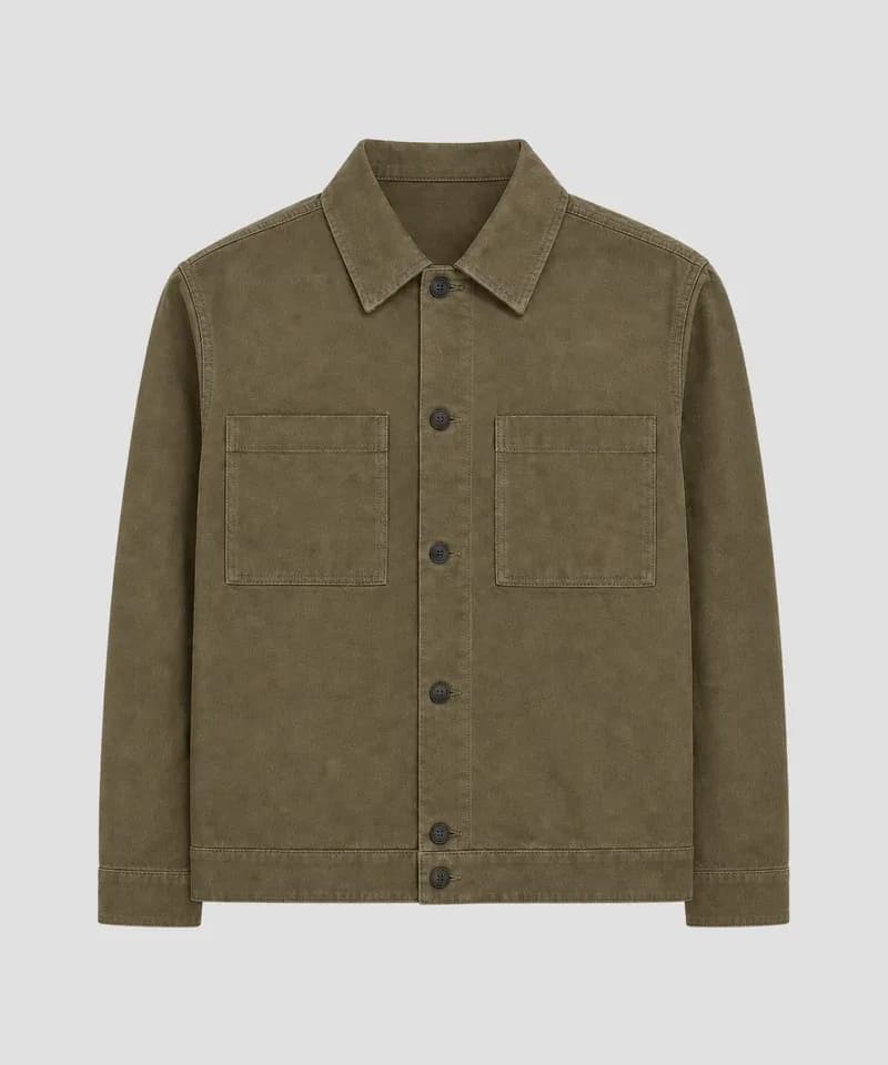 Campera gabardina verde oliva — Camperas