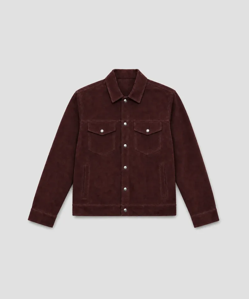 Campera gamuza bordó — Camperas