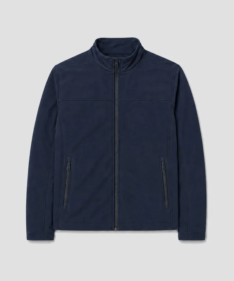 Campera softshell azul marino — Camperas