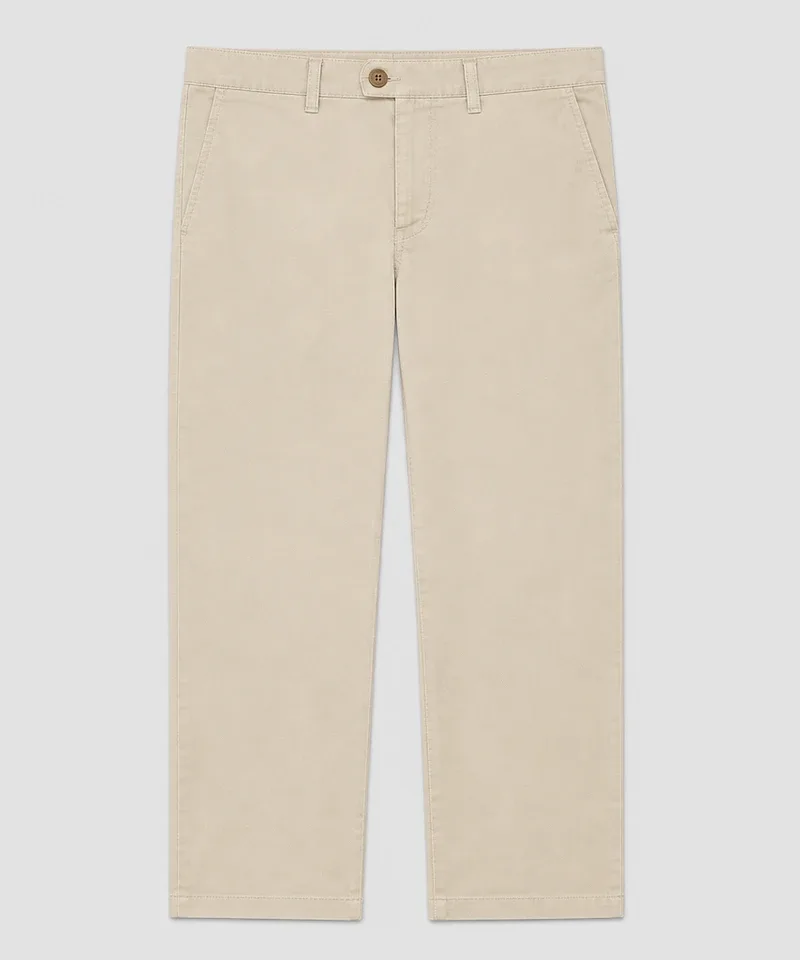 Pantalón chino arena Bedford de gabardina — Pantalones